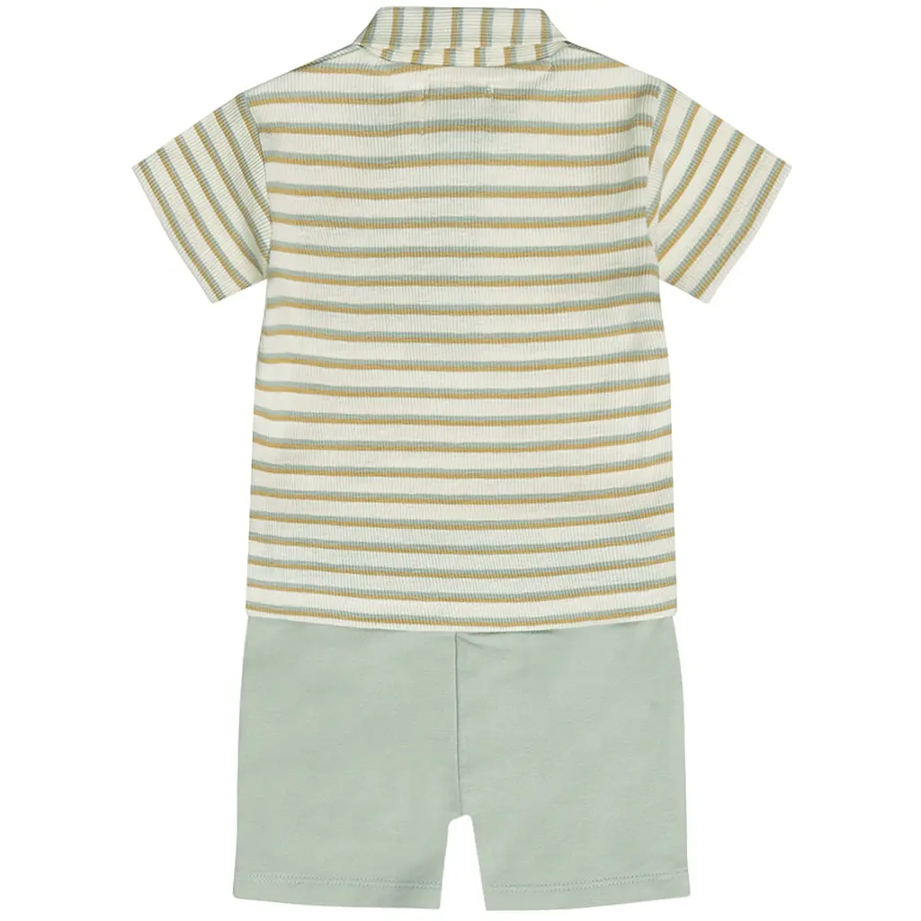 Tweedelig setje (multi colour) - polo met kort broekje