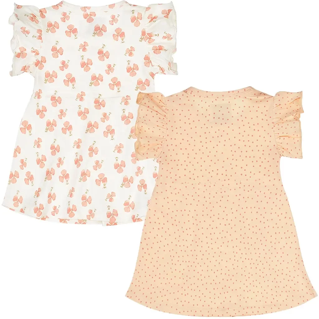 Set 2 jurkjes (peach)