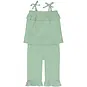 Dirkje Tweedelig setje (aqua green) - topje met broek wide fit