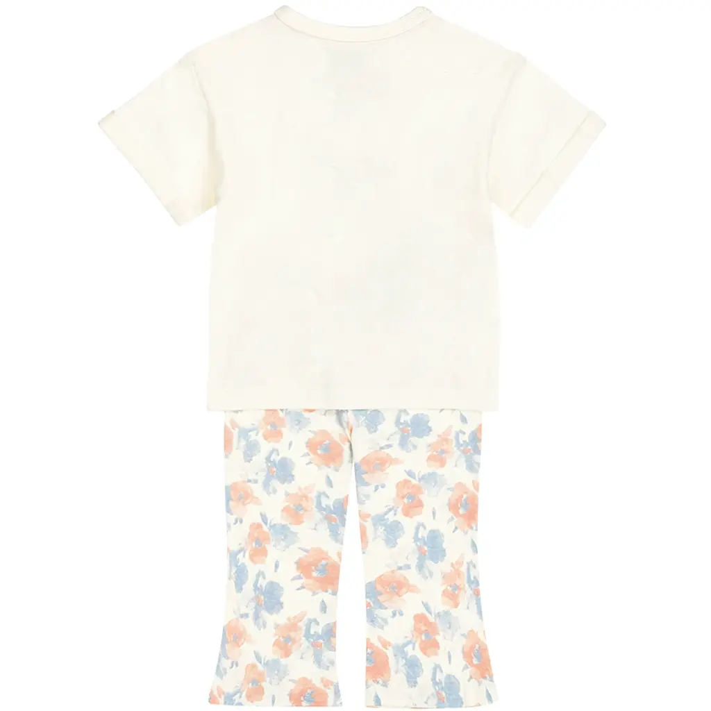 Tweedelig setje (off-white) - t-shirtje met broekje