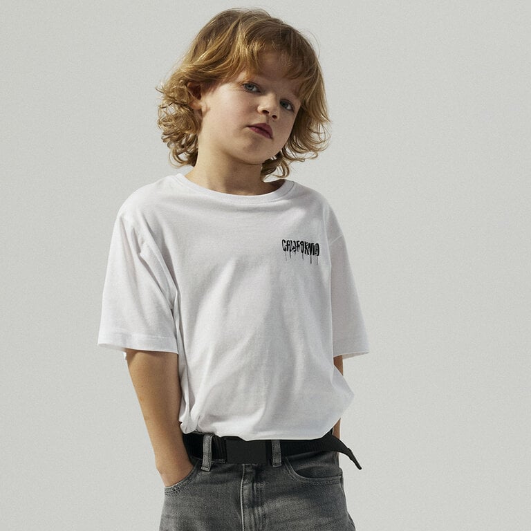 T-shirt Zulla back print (bright white gulf coast)