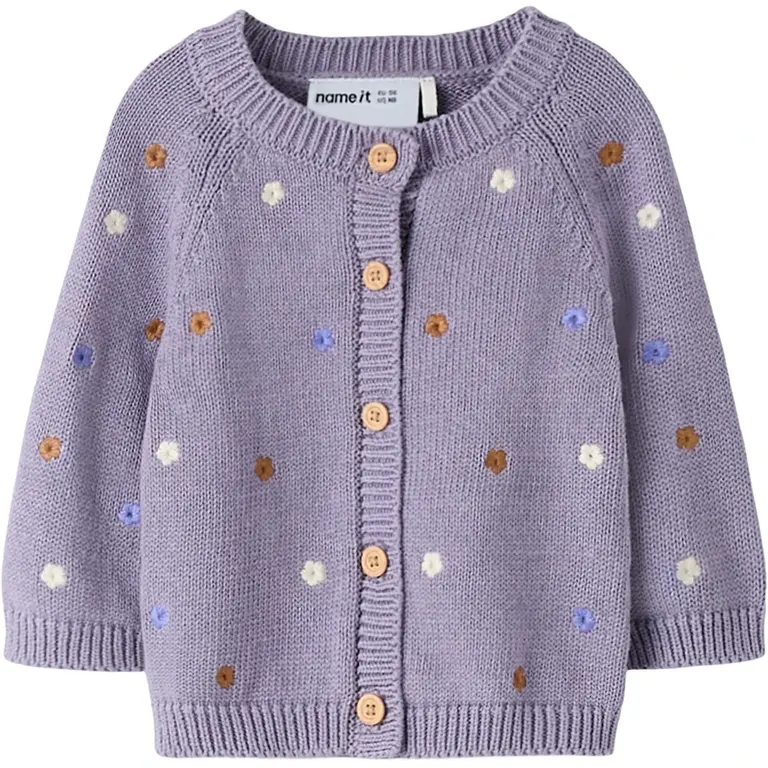 Gebreid vestje Tiflow (lavender gray)