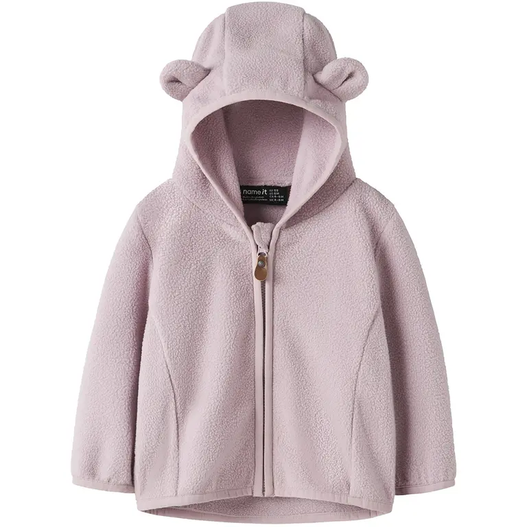 Baby zomer jasje fleece Meeko (keepsake lilac)