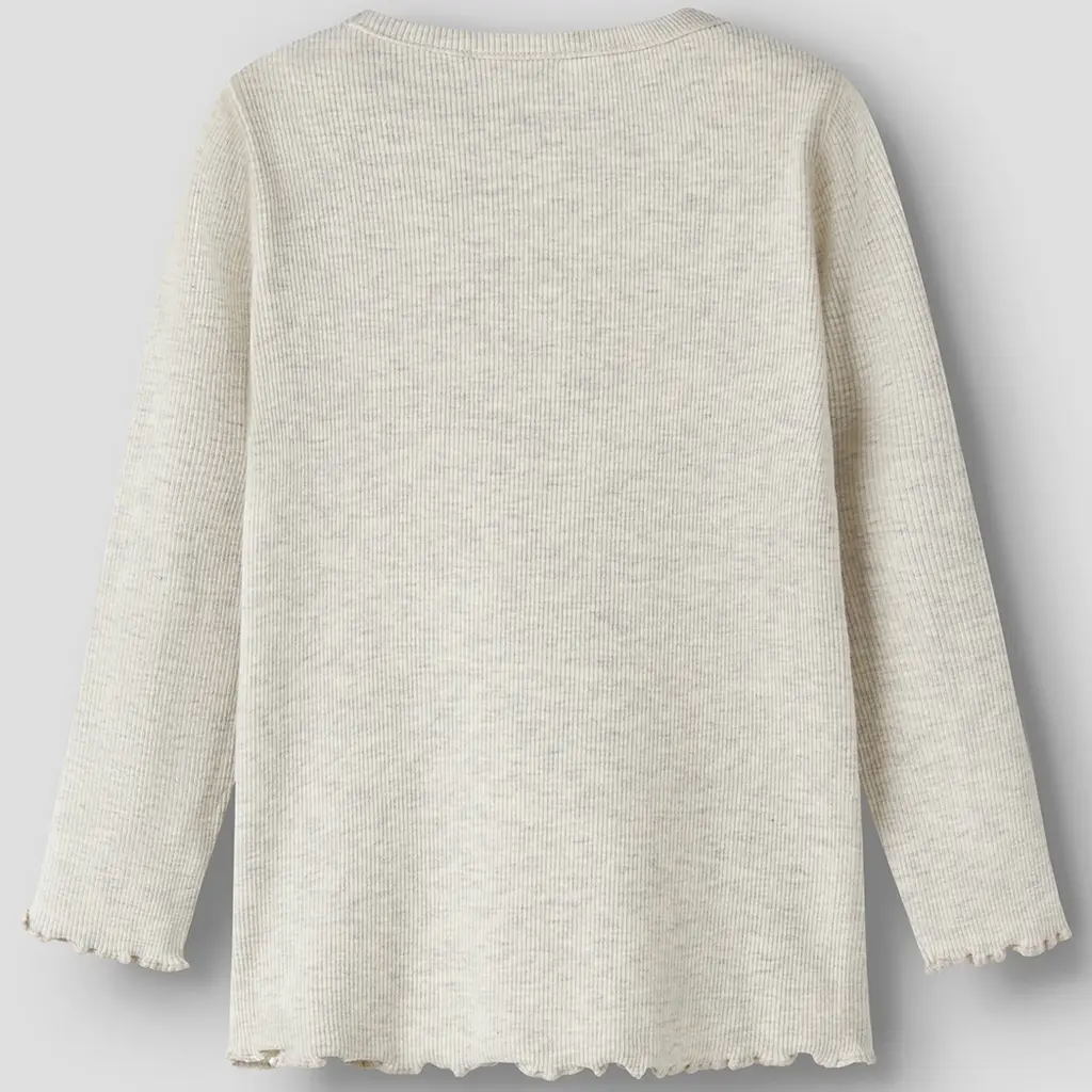 Longsleeve rib Dari (peyote melange)