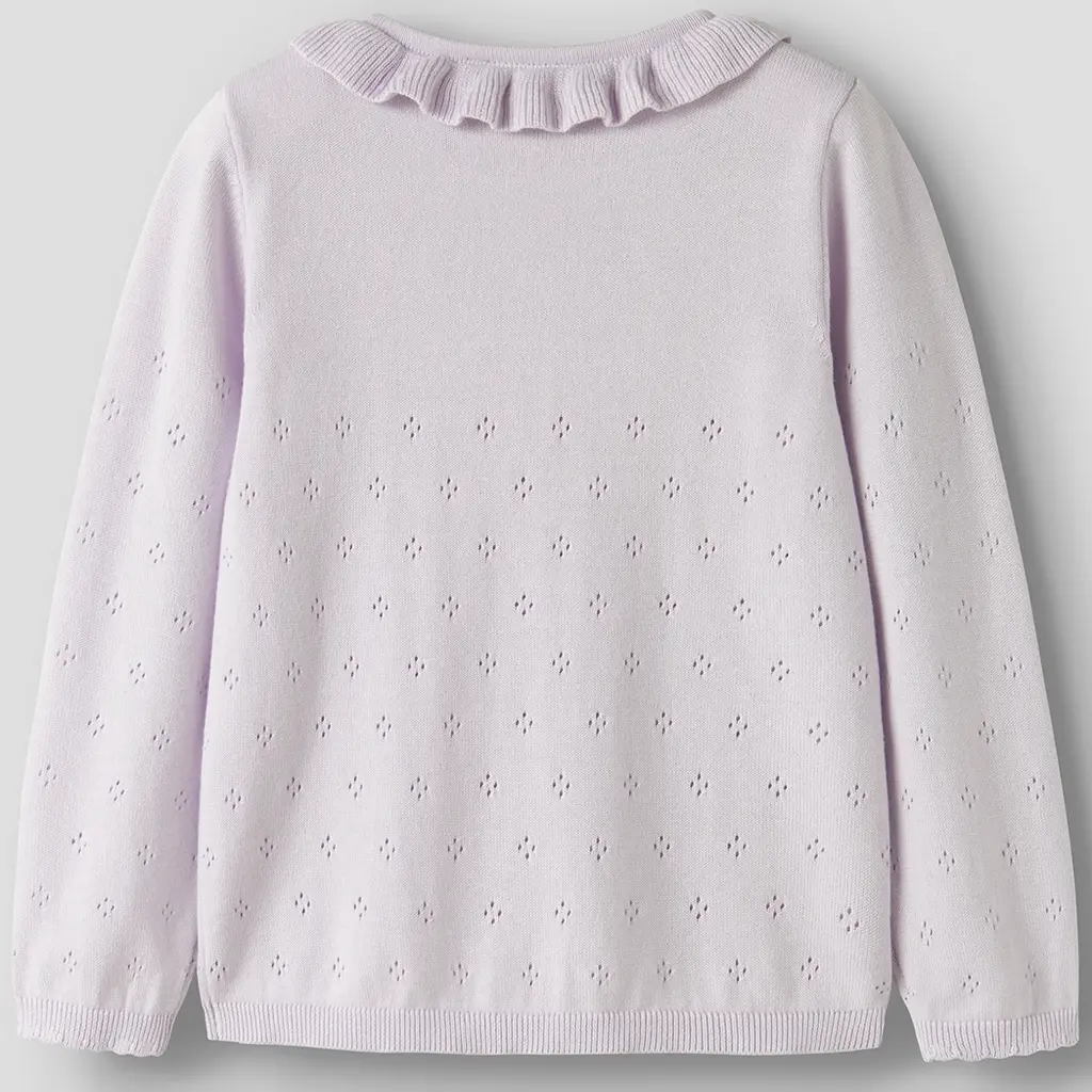 Gebreid vestje Diame (lavender fog)