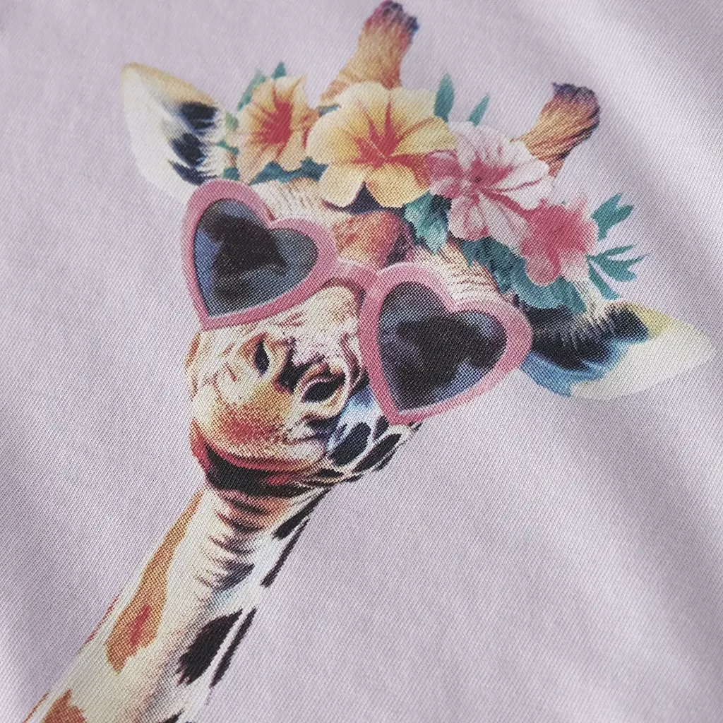 Longsleeve Votea (lavender fog giraffe sunglasses)