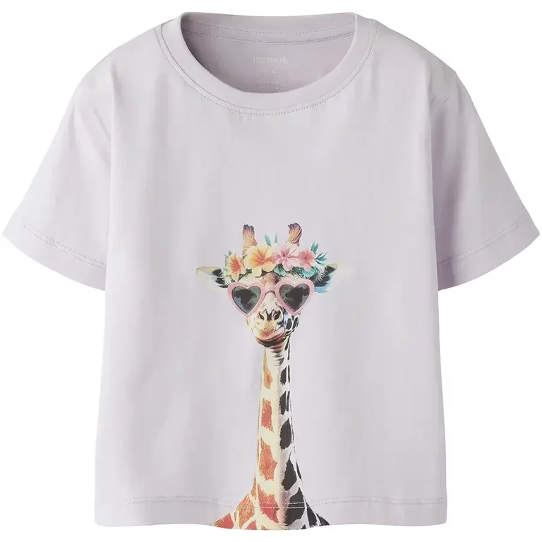 OP=OP! T-shirt Votea (lavender fog giraffe sunglasses)