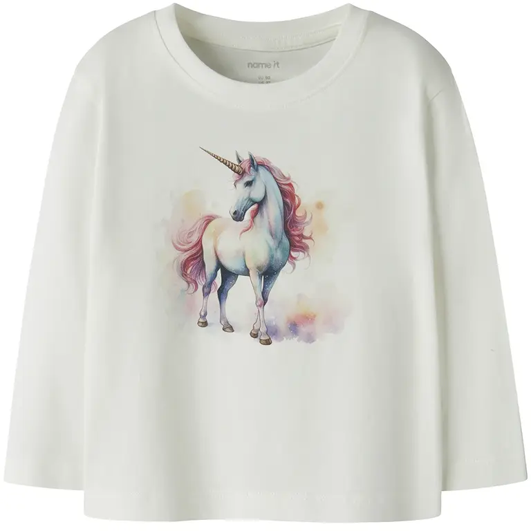 Longsleeve Votea (cloud dancer pink unicorn)