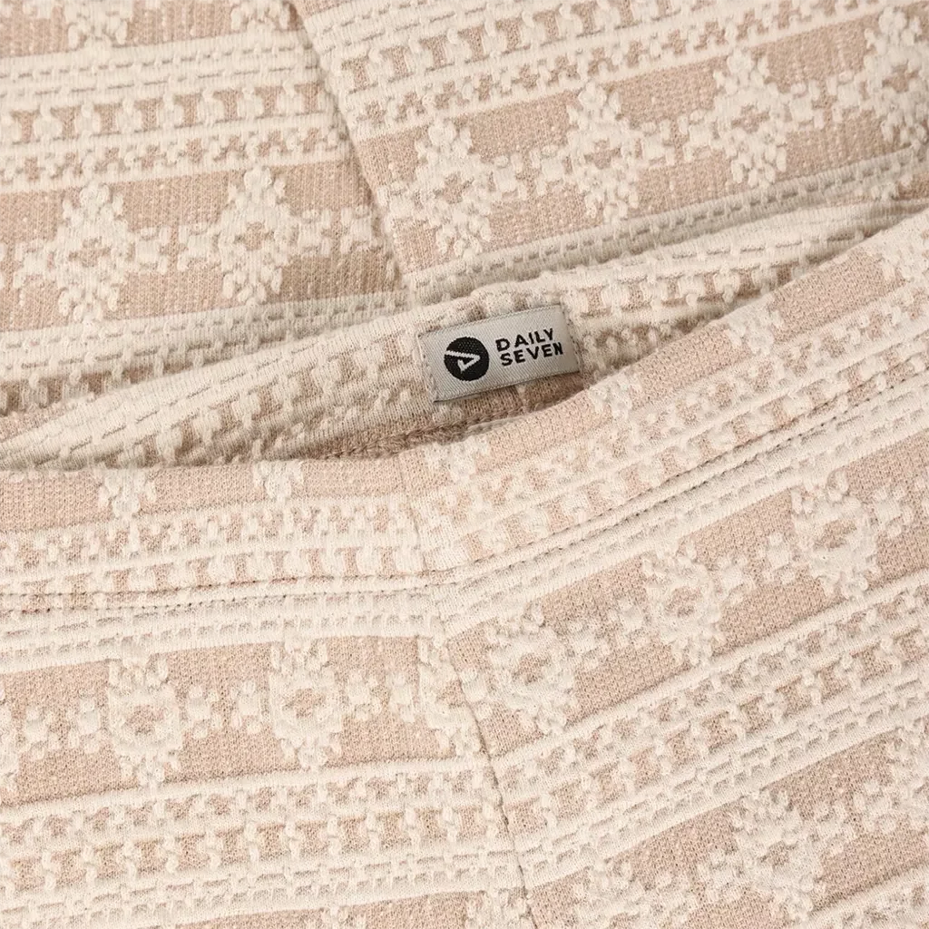 Broek/legging flared (latte sand)