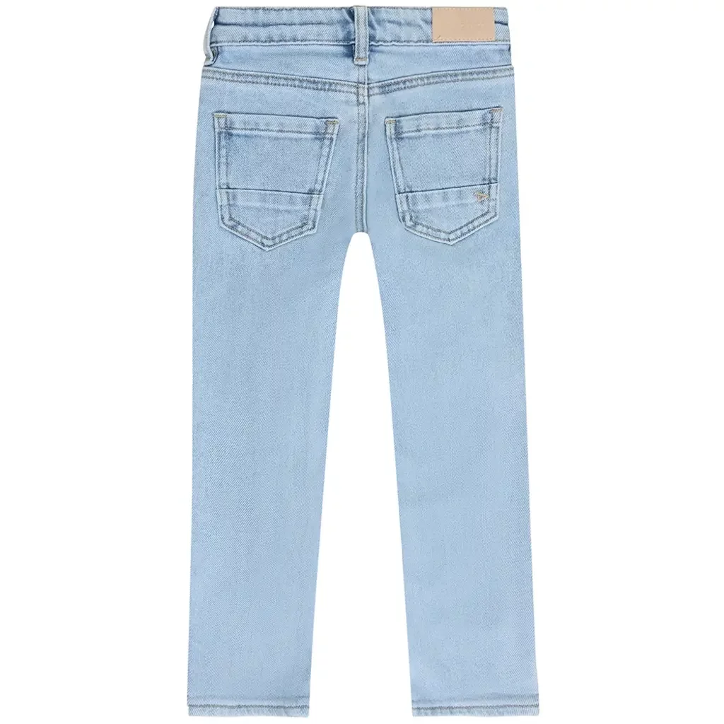 Spijkerbroek straight fit (light blue denim)