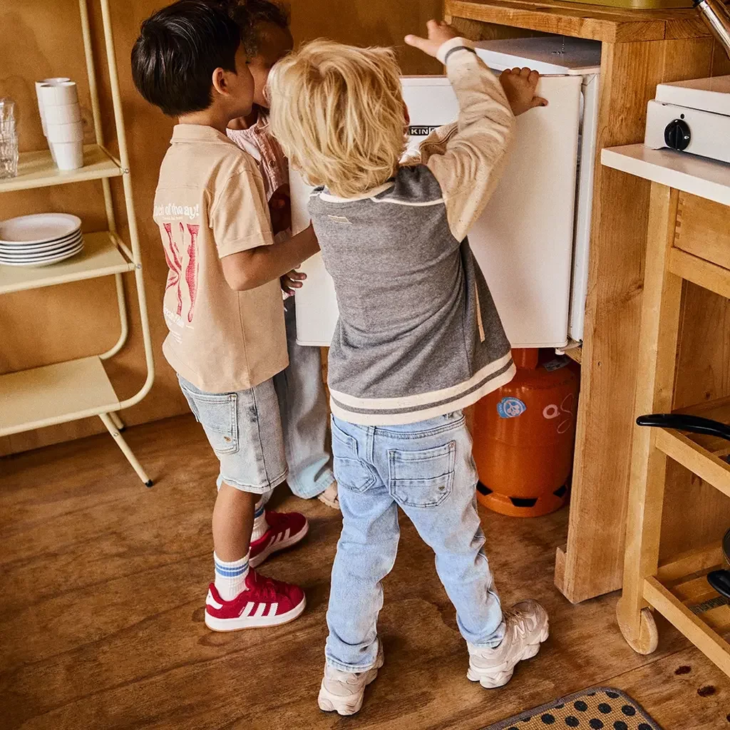 Spijkerbroek straight fit (light blue denim)