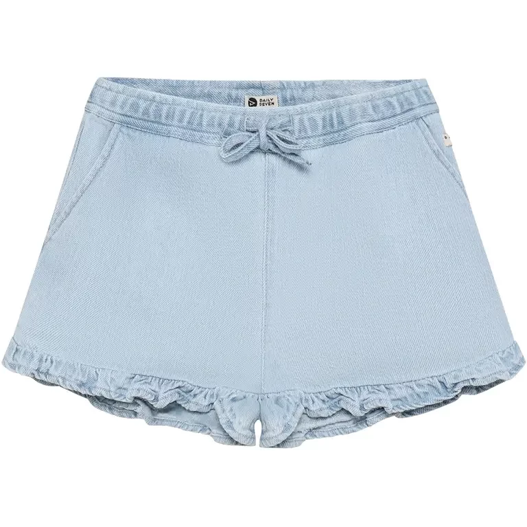 Kort spijkerbroekje (light denim blue)