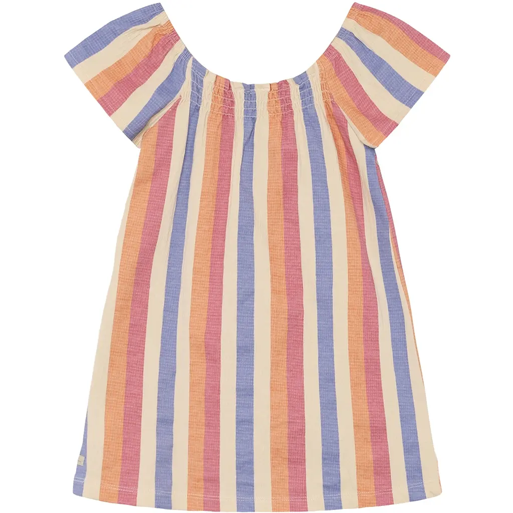 Jurk stripe (heather rose)
