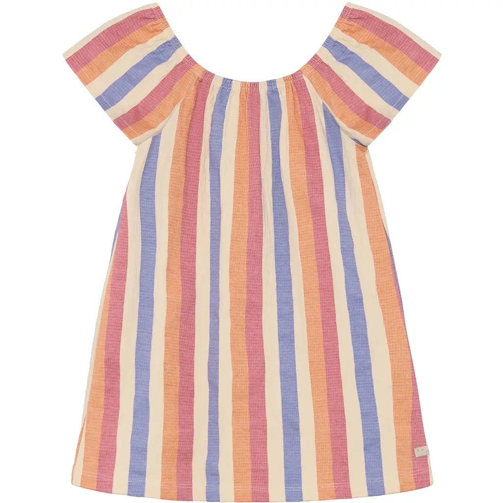 Jurk stripe (heather rose)