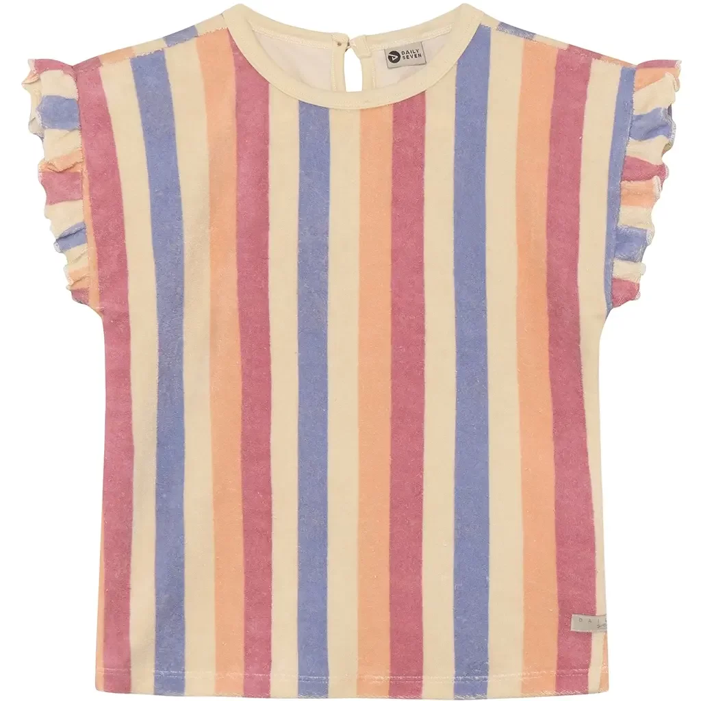 T-shirt stripe (heather rose)