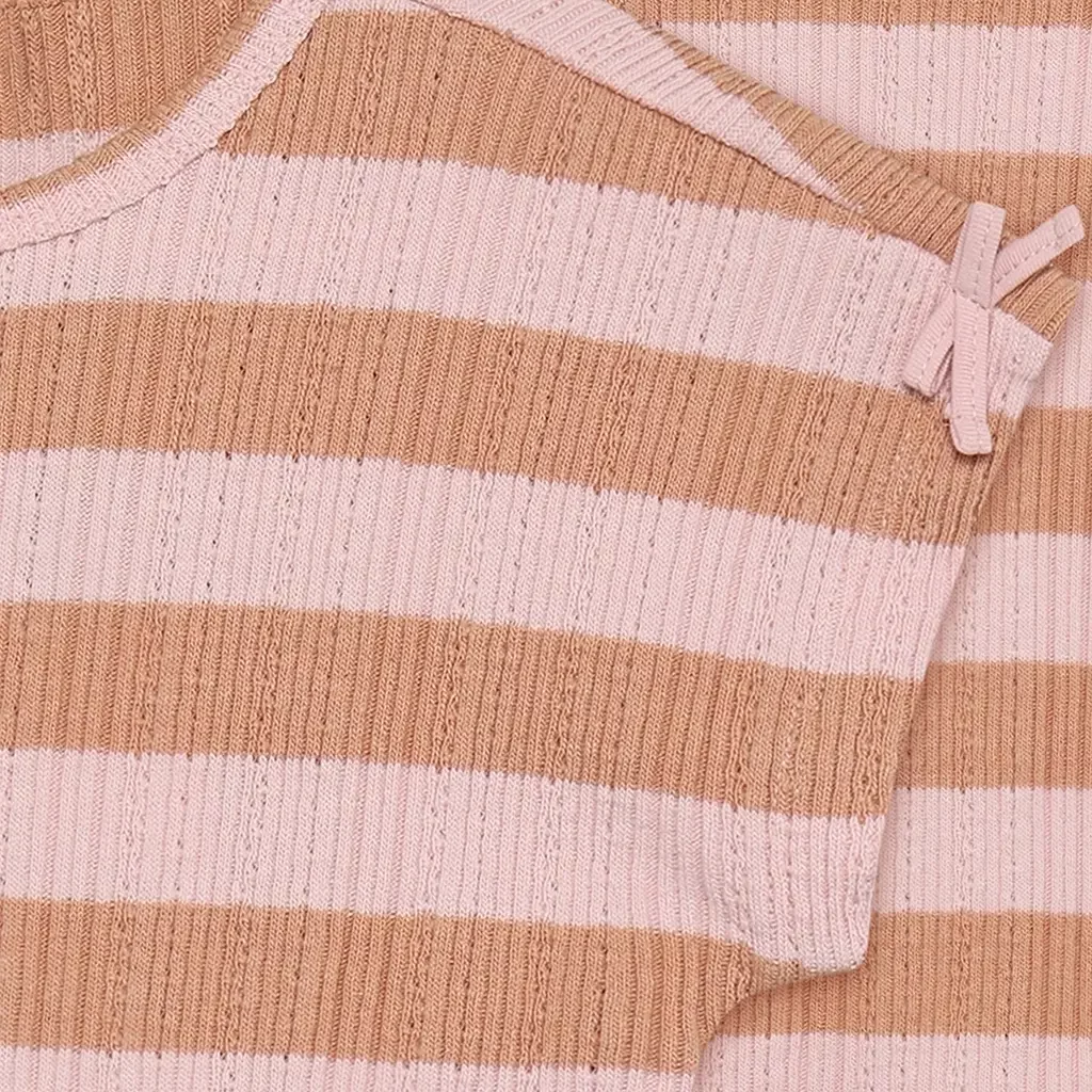 T-shirt stripe (silver pink)