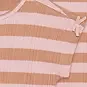 Daily7 T-shirt stripe (silver pink)