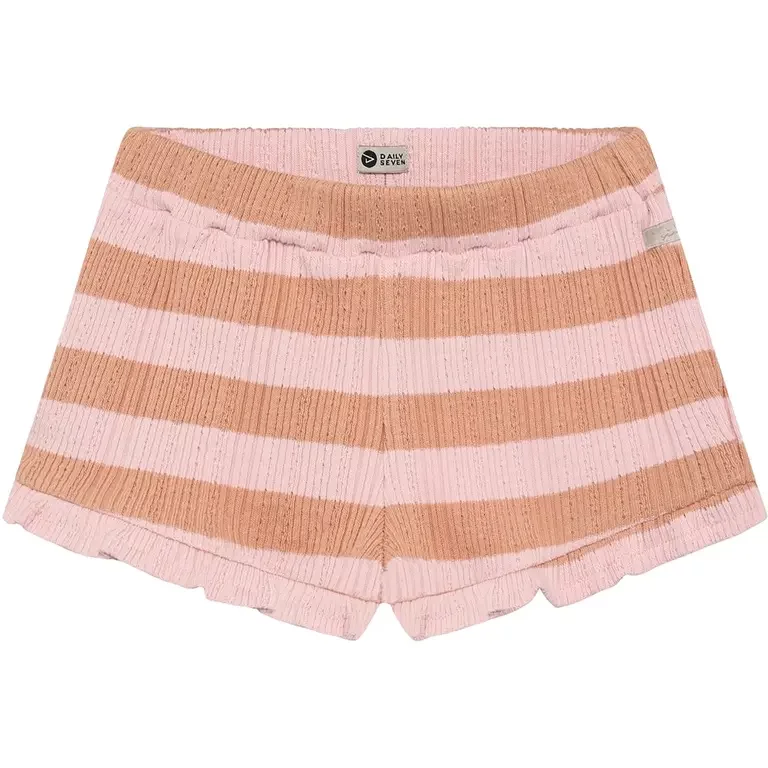 Korte broek stripe (silver pink)