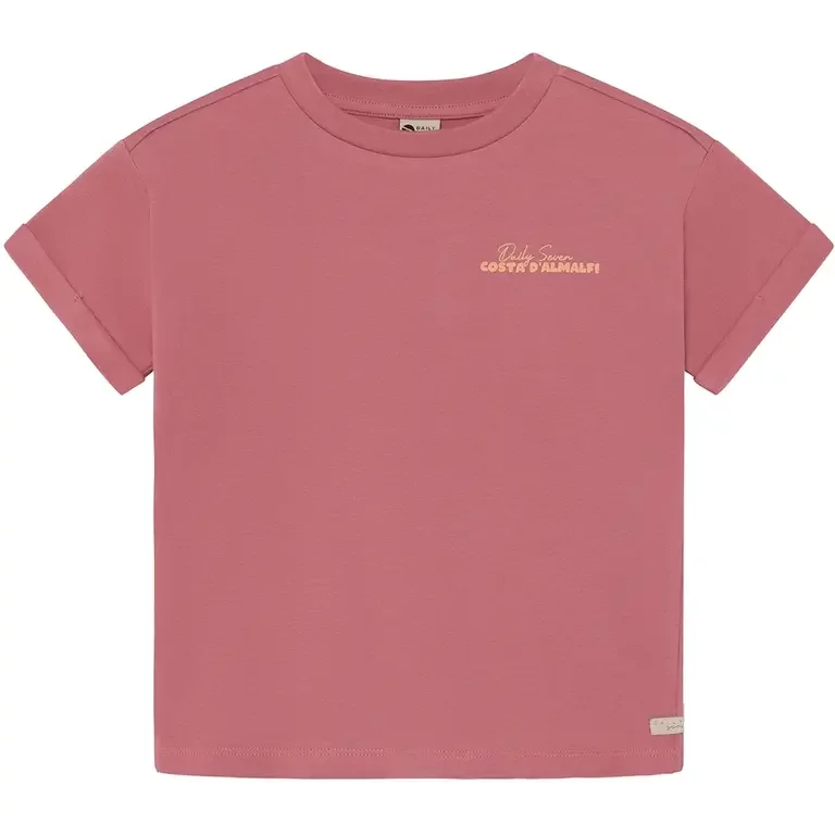 T-shirt Backprint (heather rose)