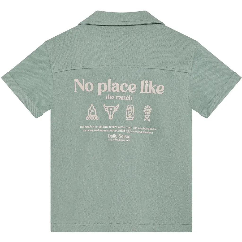 Overhemd Backprint (green milieu)