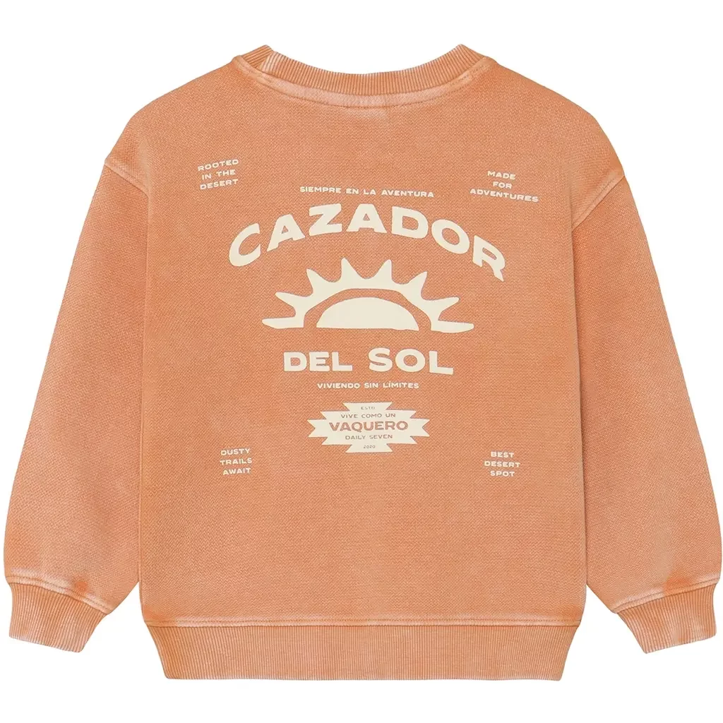 Trui oversized Backprint (sandstone)