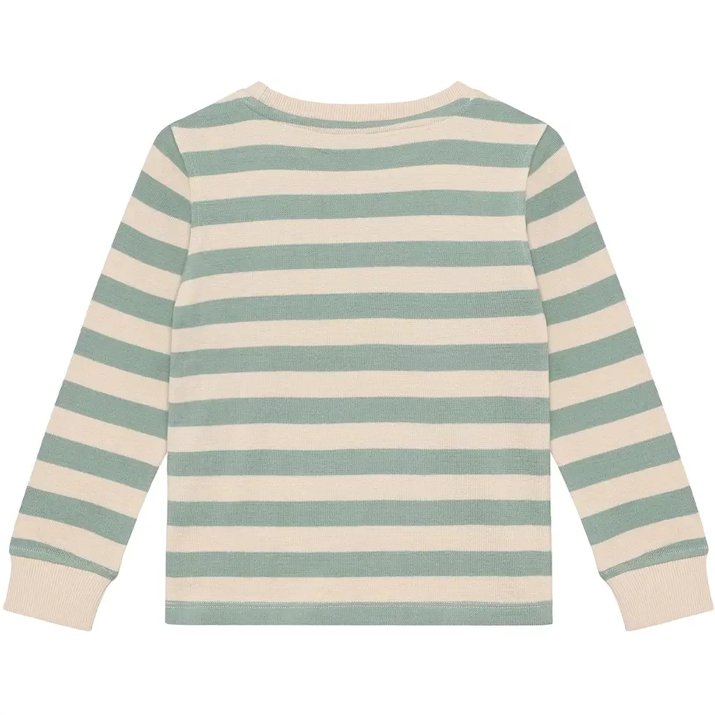 Longsleeve stripe (green milieu)