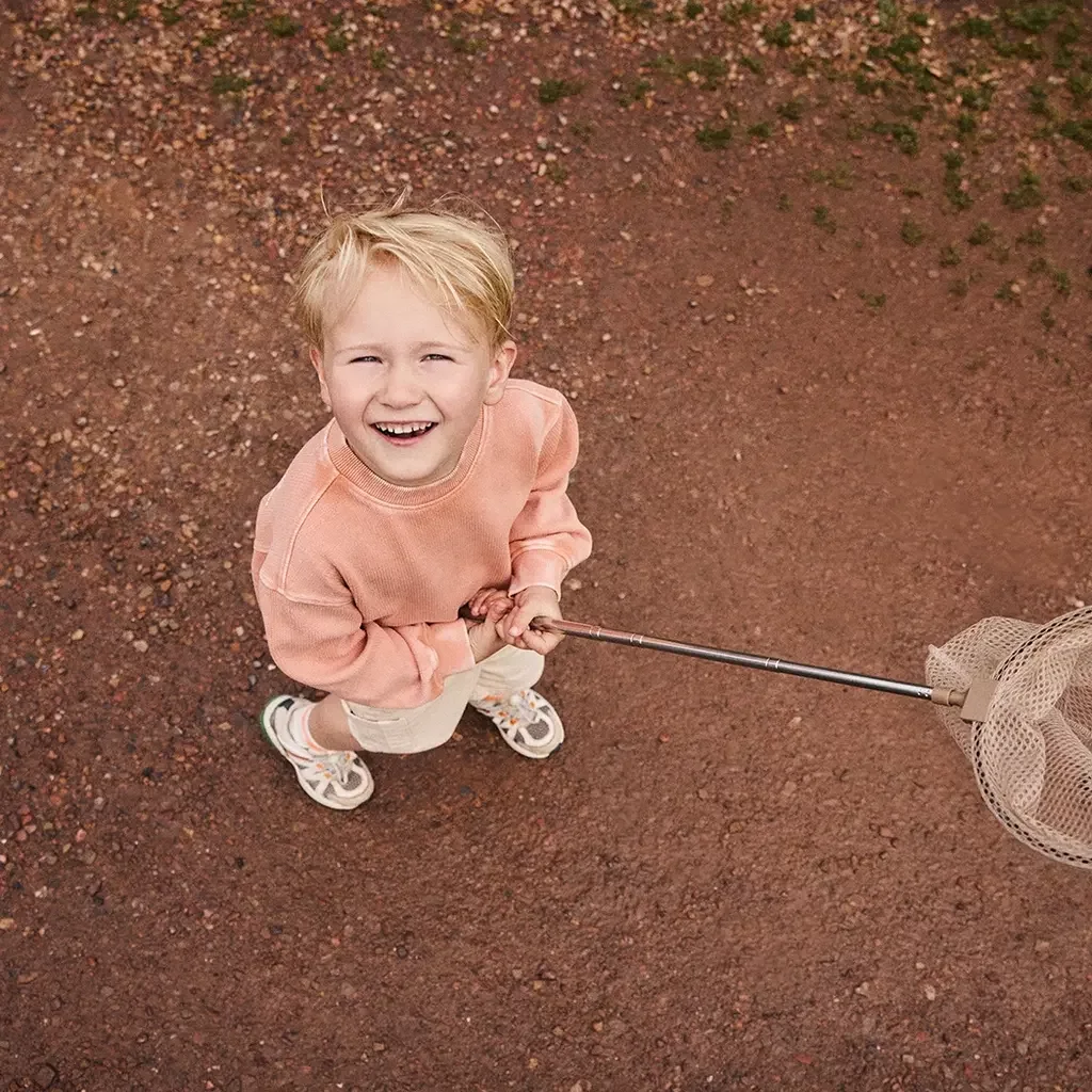 Trui oversized Backprint (sandstone)