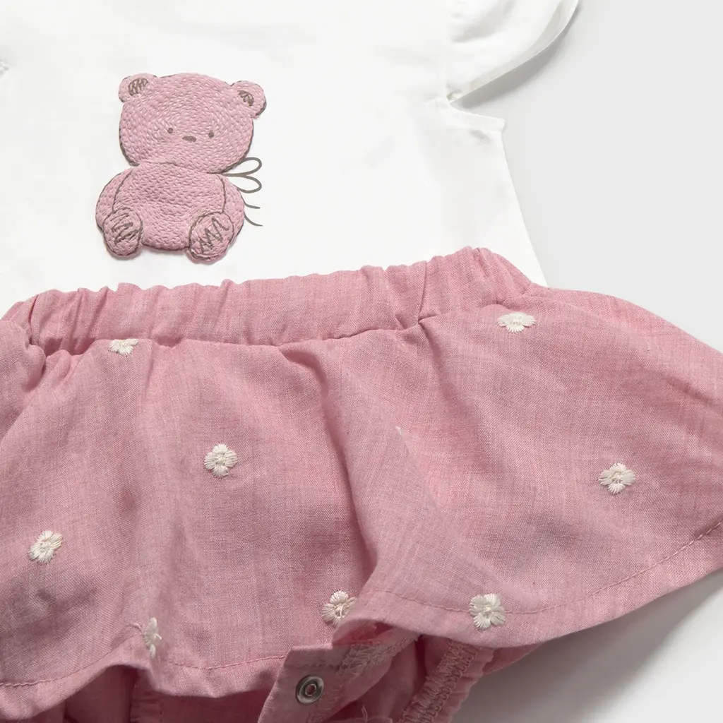 Setje met rokje (pink)