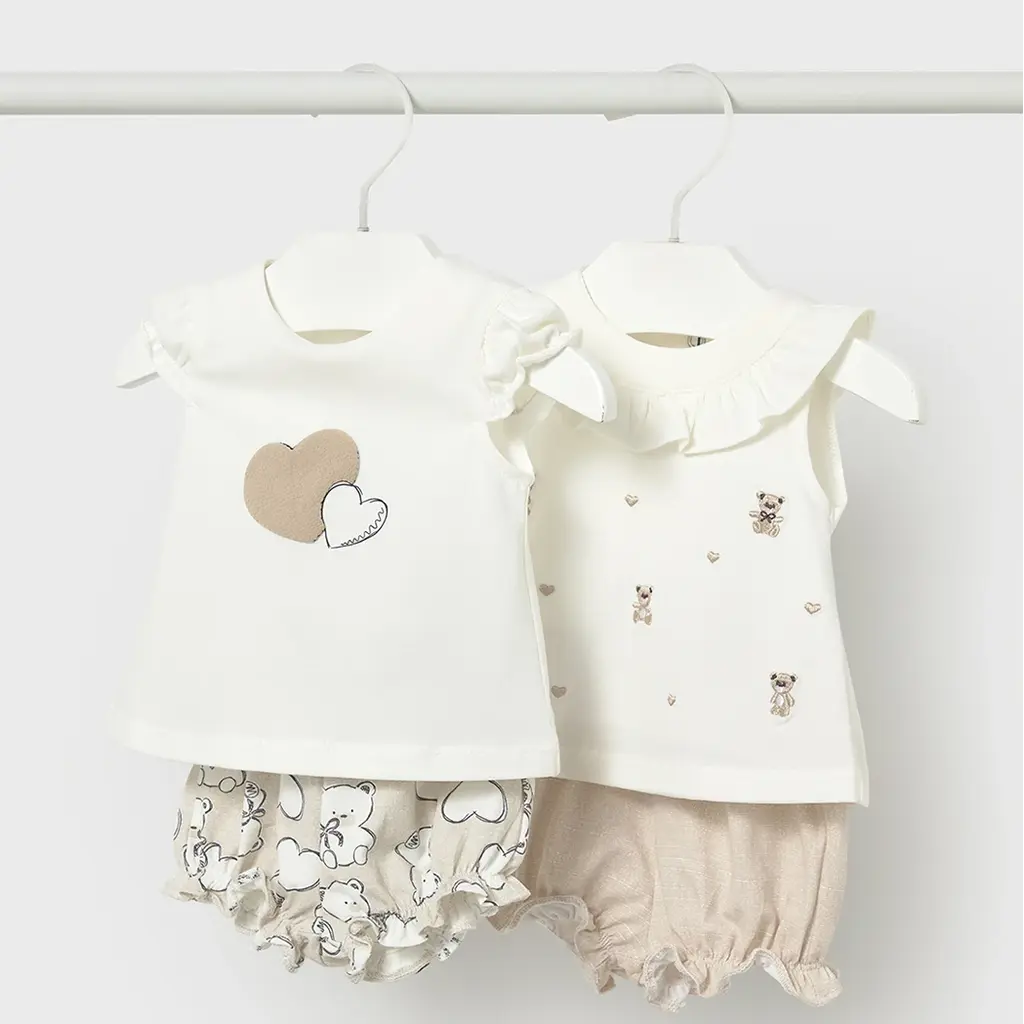 Vierdelig setje (baby rose)