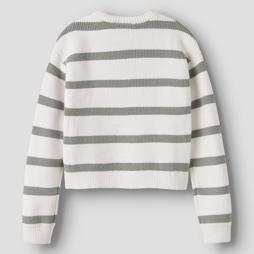 Gebreide trui Vnilla (shadow/cloud dancer)