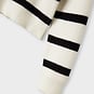 Name It Gebreide trui Vnilla (cloud dancer/black stripe)
