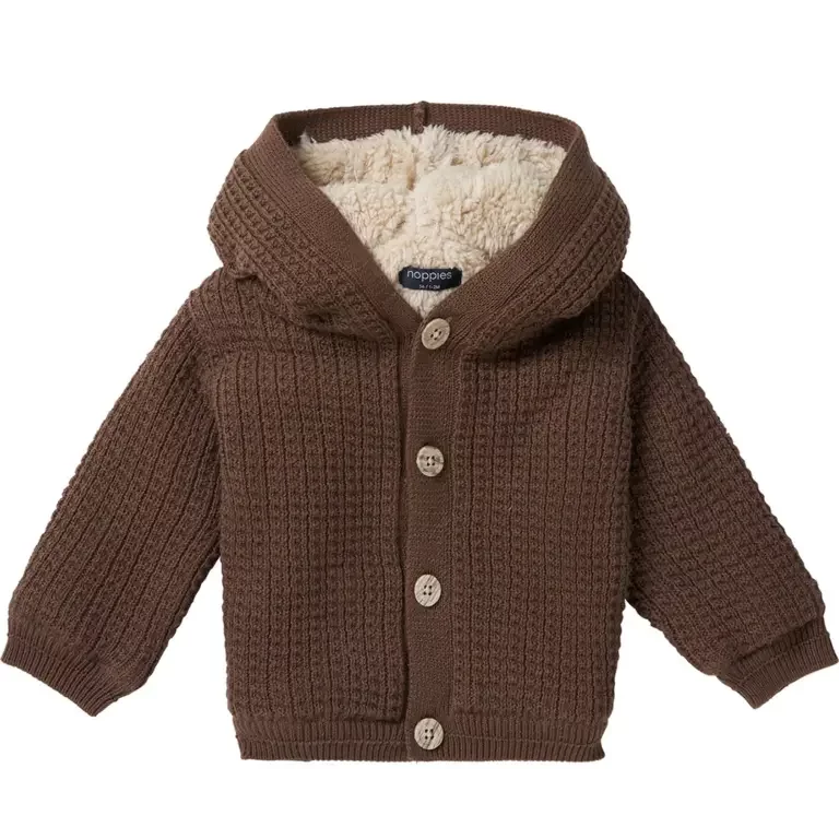 Gebreid vestje/jasje teddy (raindrum)