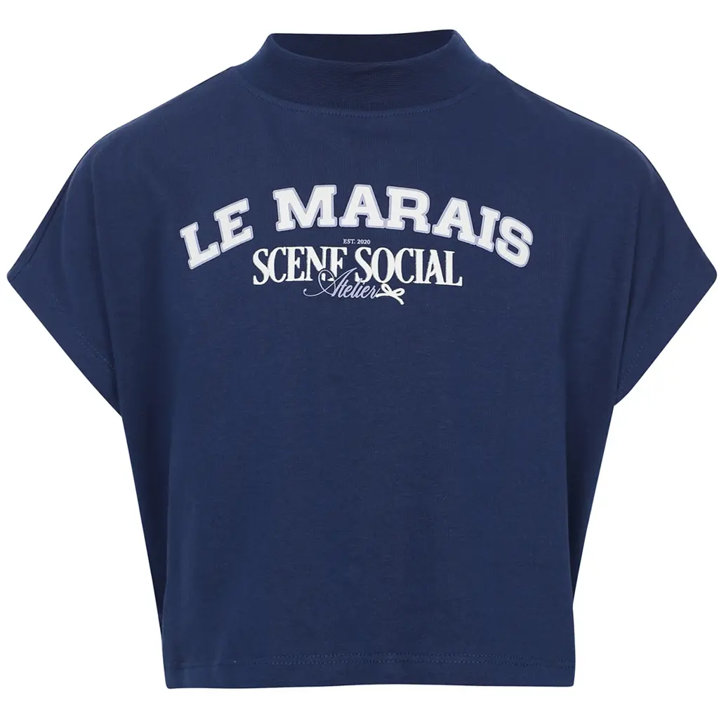 T-shirt (indigo blue)