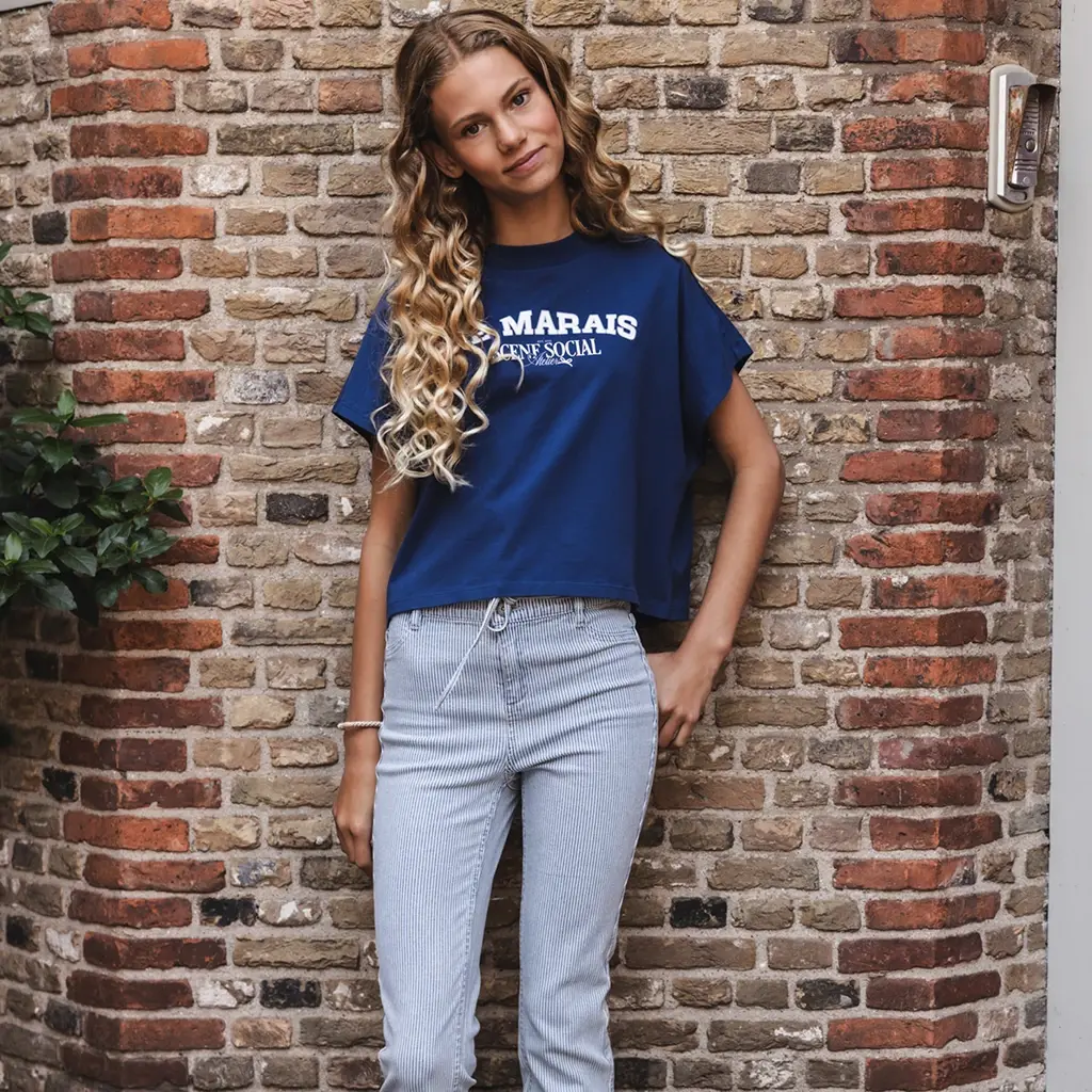 T-shirt (indigo blue)