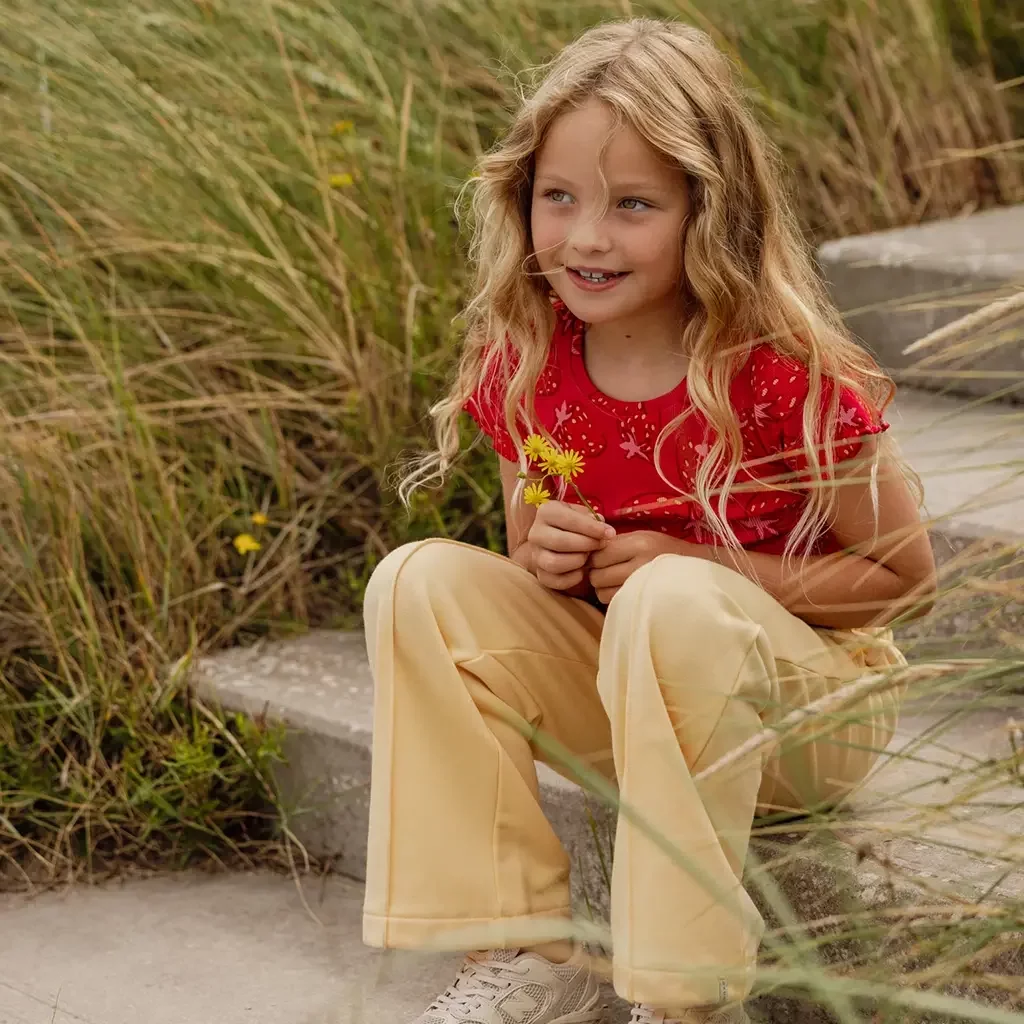 Broek lurex (banana shake)