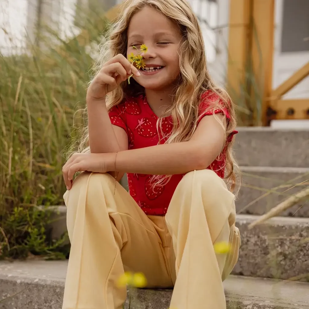 Broek lurex (banana shake)