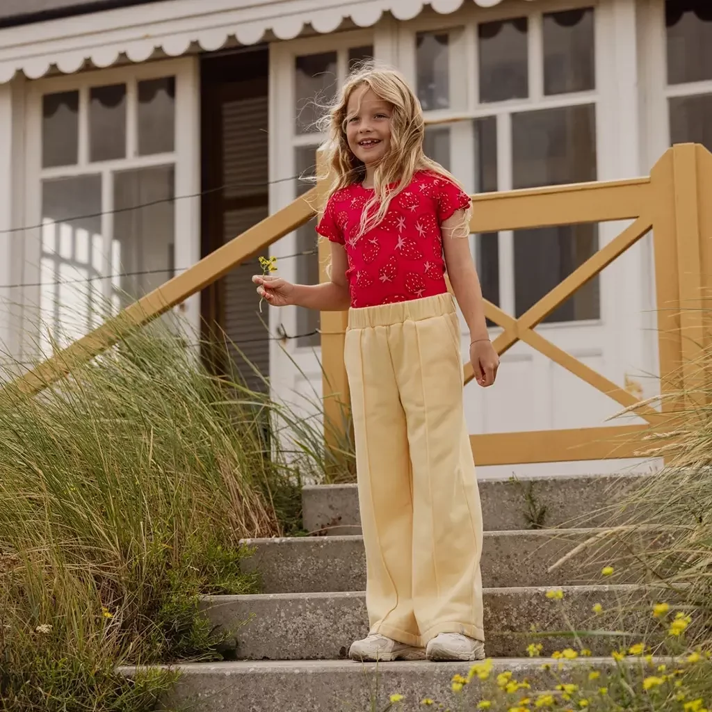 Broek lurex (banana shake)