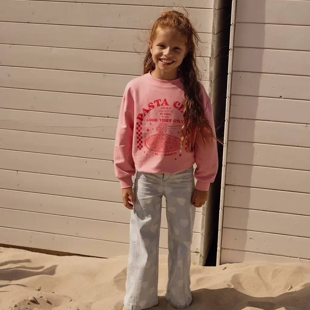 Spijkerbroek wide fit (heart denim)