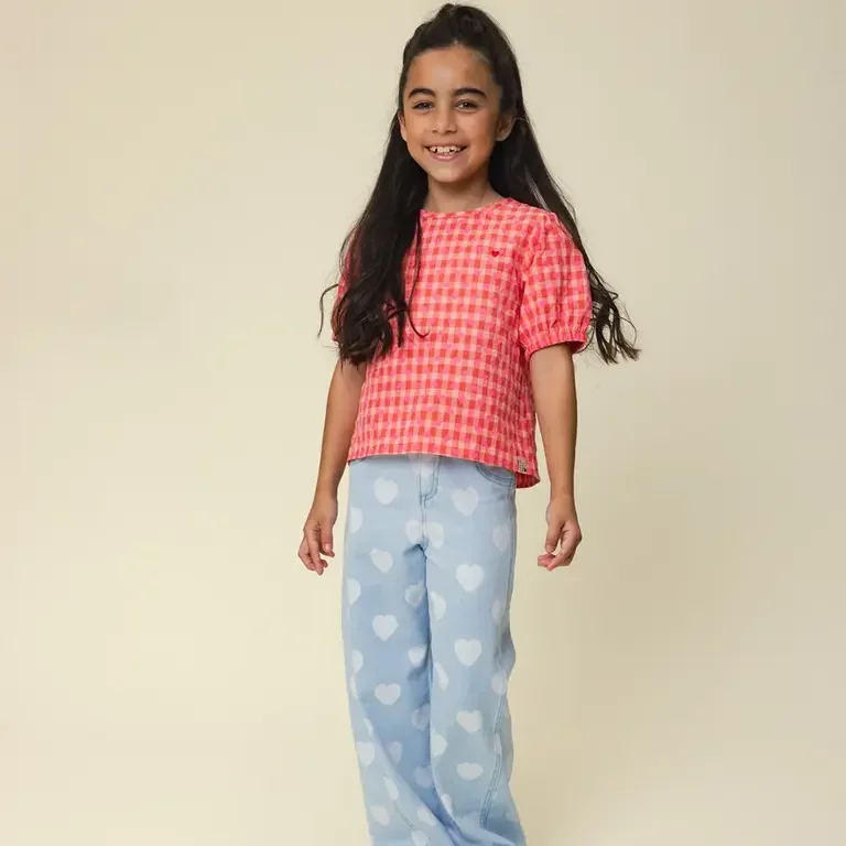 Spijkerbroek wide fit (heart denim)