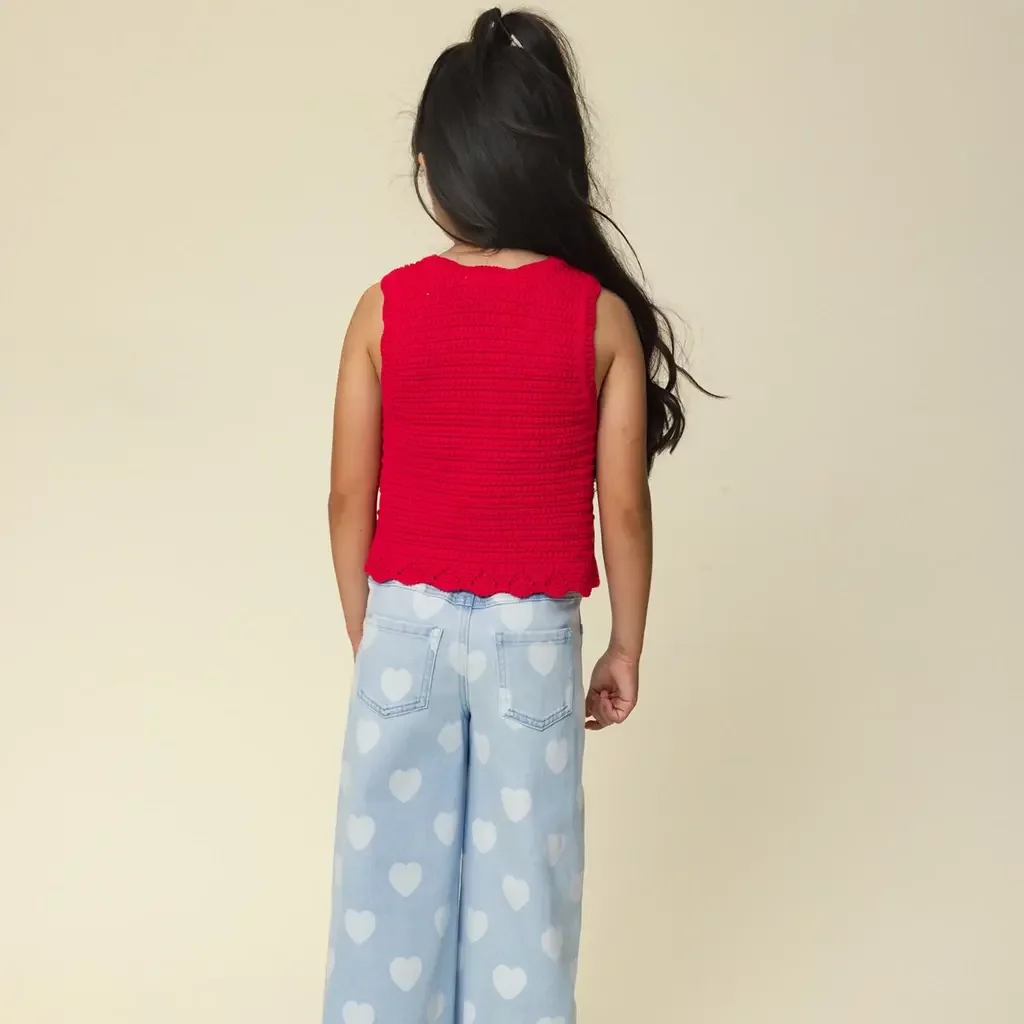 Spijkerbroek wide fit (heart denim)