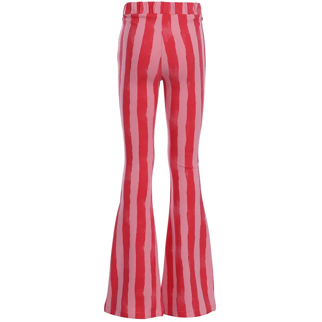 Broek flared (stripe)