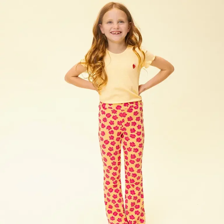 Broek flared (wildflower aop)