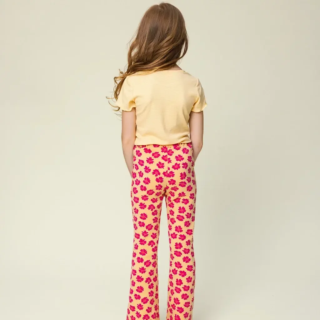 Broek flared (wildflower aop)