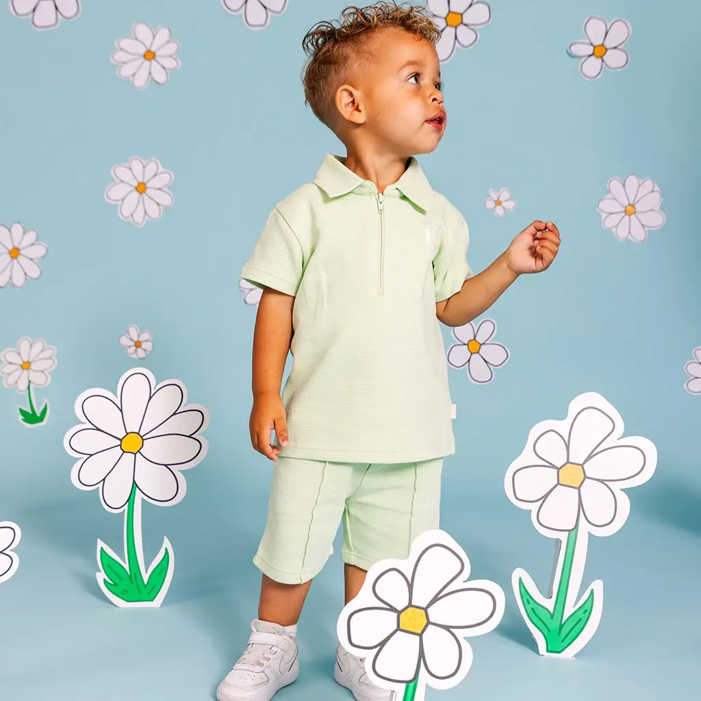 Polo t-shirt Elon (soft green)