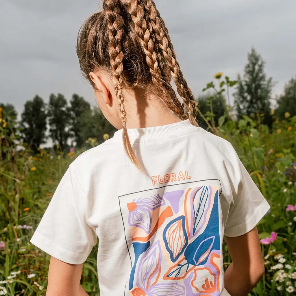 T-shirt Delilah backprint (milk)