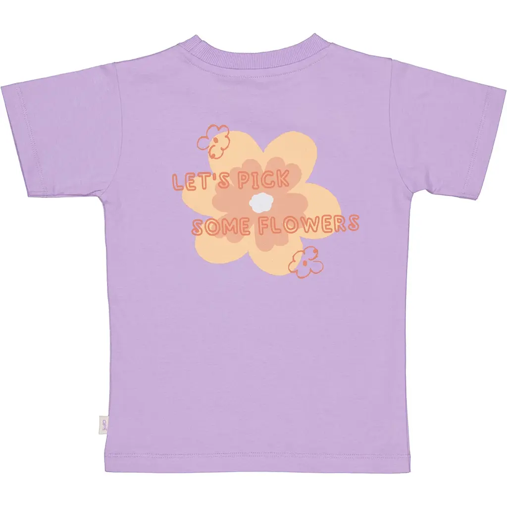 T-shirt Deborah backprint (light purple)