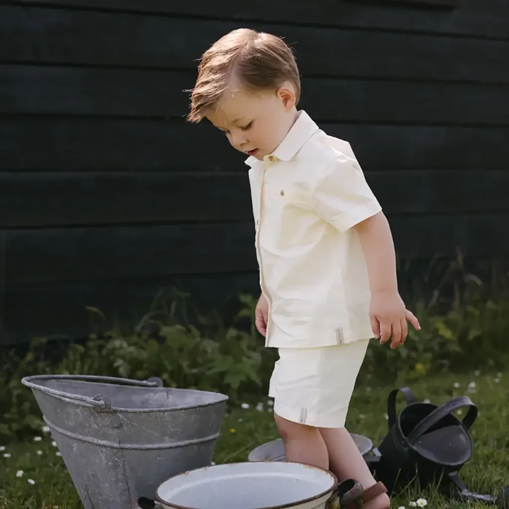 Korte broek Boy (ivory white)