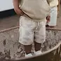 LEVV Korte broek Bouwe (aop sand graphic)