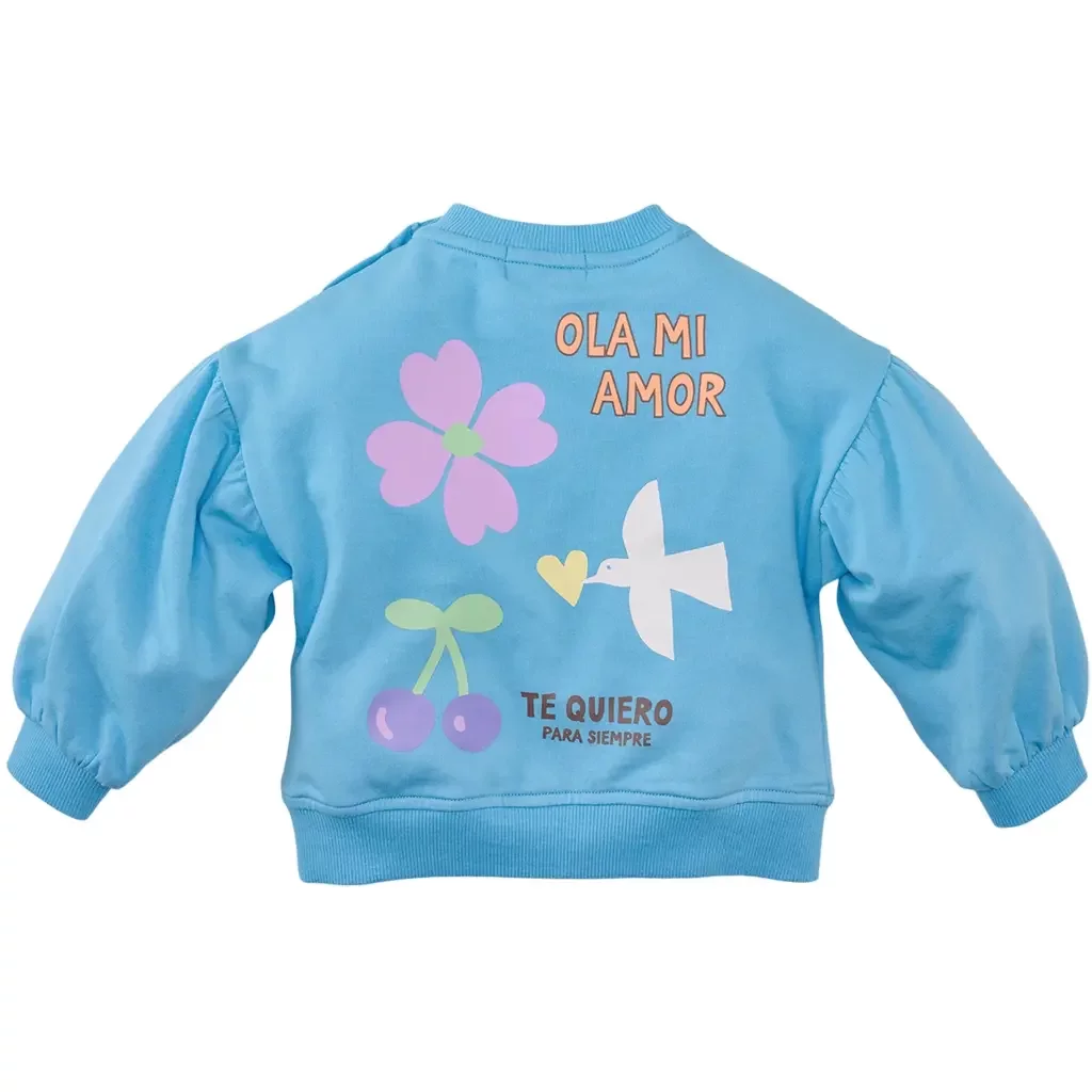 Trui sweat Jonna (surfing blue)