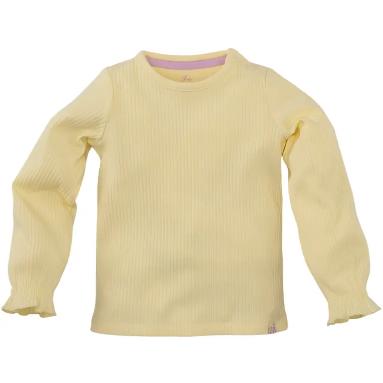 Longsleeve tricot rib Eliana (silly citron)